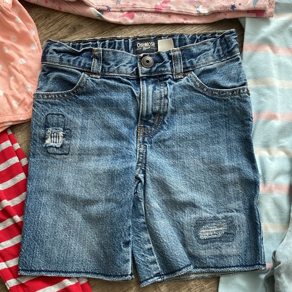 Girls 4T Bottoms bundle 3 pants 3 shorts - Picture 2 of 11